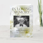 Vorlage für die Beerdigung von Blumenbeerdigungen (Vorderseite)