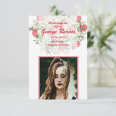 Vorlage für die Beerdigungskarte (Stehend Vorderseite)