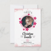 Vorlage für die Beerdigungskarte (Vorderseite)