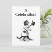 Vorlage für die benutzerdefinierte Einladung von T (Stehend Vorderseite)