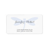 Vorlage für die benutzerdefinierte Farbdrachenadre Adressaufkleber (Vorne)