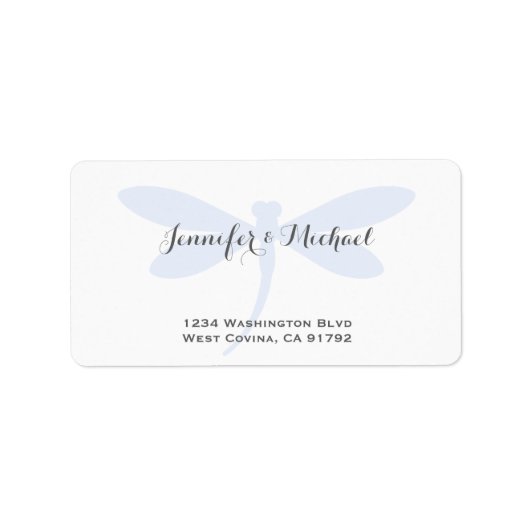 Vorlage für die benutzerdefinierte Farbdrachenadre Adressaufkleber (Vorne)