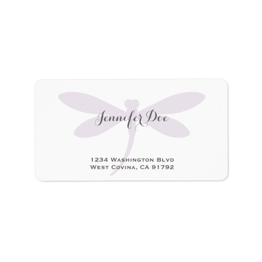 Vorlage für die benutzerdefinierte Farbdrachenadre Adressaufkleber (Vorne)