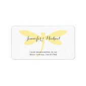 Vorlage für die benutzerdefinierte Farbdrachenadre Adressaufkleber (Vorne)