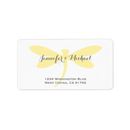 Vorlage für die benutzerdefinierte Farbdrachenadre Adressaufkleber