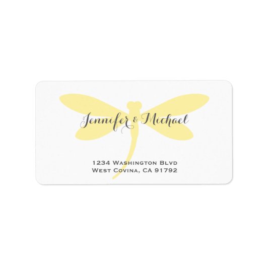 Vorlage für die benutzerdefinierte Farbdrachenadre Adressaufkleber (Vorne)