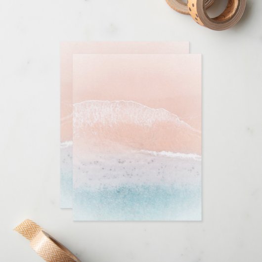 Vorlage für die benutzerdefinierte Natur Beach San (Vorderseite/Rückseite Beispiel)