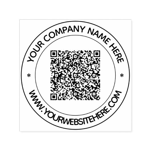 Vorlage für die benutzerdefinierte QR-Briefmarke Permastempel (Design)