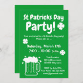 Vorlage für die benutzerdefinierte St. Patrick's D (Vorne/Hinten)