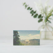 Vorlage für die Berglandschaft Visitenkarte (Stehend Vorderseite)
