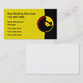 Vorlage für die Berufliche Dachbetriebskarte Visitenkarte (Vorne/Hinten)