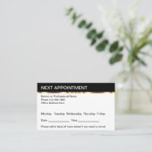 Vorlage für die Berufliche Ernennung Visitenkarte (Stehend Vorderseite)