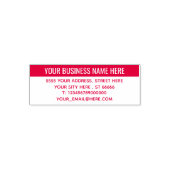 Vorlage für die Berufliche Farbadresse in der Brie Permastempel (Design)