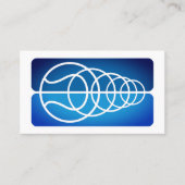 Vorlage für die berufliche Tennisbahn Visitenkarte (Vorderseite)