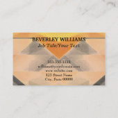 Vorlage für die berufliche Visitenkarte (Rückseite)