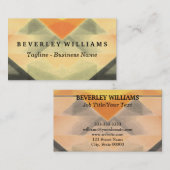 Vorlage für die berufliche Visitenkarte (Vorne/Hinten)