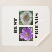 Vorlage für die besten Freunde" Sherpadecke (Vorderseite (Horizontal))