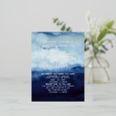 Vorlage für die Blaue Wasserfarbe der Postkarte (Stehend vorne)