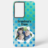 Vorlage für die blauen Punkte des Fotos mit benutz Samsung Galaxy Hülle (Rückseite)