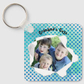 Vorlage für die blauen Punkte des Fotos mit benutz Schlüsselanhänger (Vorderseite)