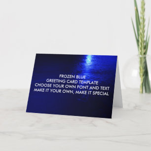 VORLAGE FÜR DIE BLUE GREETKARTE