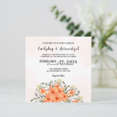 Vorlage für die Blume der Einladungskarte (Stehend Vorderseite)