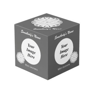 Vorlage für die Blume mit Multifunktionsleisten vo Würfel