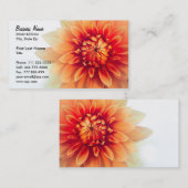 Vorlage für die Blume-Visitenkarte Visitenkarte (Vorne/Hinten)