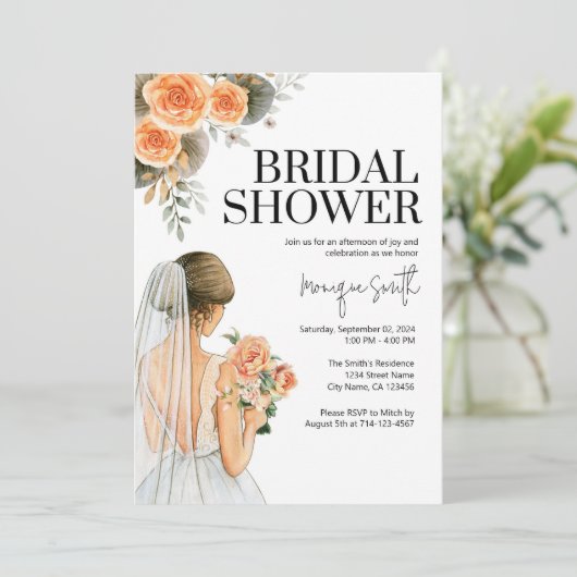 Vorlage für die Blumendusche (Stehend Vorderseite)