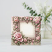 Vorlage für die Blumenrosa und die grüne Blankenka (Stehend Vorderseite)