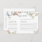 Vorlage für die Brautparty-Referenzkarte der Wildb (Vorne/Hinten)