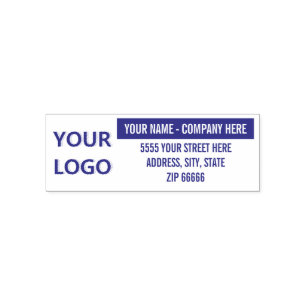 Vorlage für die Briefmarke Ihrer Logo-Adresse pers Permastempel