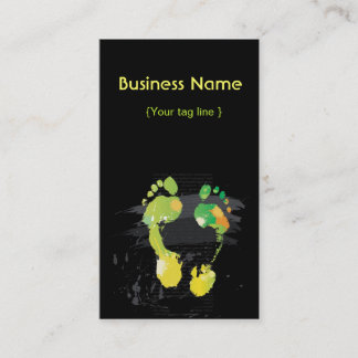 Vorlage für die Business Card 2 Seiten Visitenkarte