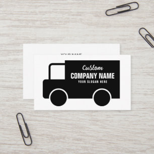 Vorlage für die Business Card für das Black Truck Visitenkarte