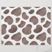 Vorlage für die Chip-Bag-Vorlage für Kuhgeschlecht Flyer (Hinten)