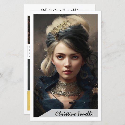 Vorlage für die Comp-Karte modellieren (Vorne/Hinten)