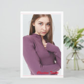 Vorlage für die Comp-Karte modellieren (Stehend Vorderseite)