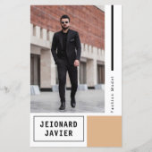 Vorlage für die Comp-Karte modellieren (Vorderseite)