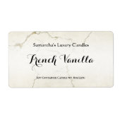 Vorlage für die Creme- und Goldkerzenkennzeichnung (Vorne)