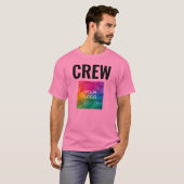 Vorlage für die Crew von benutzerdefinierten beids T-Shirt (Vorne ganz)