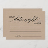 Vorlage für die Datumskarte, Ideen für die Datumst (Vorne/Hinten)