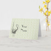 Vorlage für die Designer-Karte (Gelbe Blume)