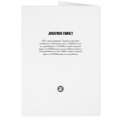 Vorlage für die druckbare Beerdigung (Hinten)