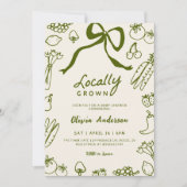 Vorlage für die Einladung von bäuerlich angebauten (Vorderseite)