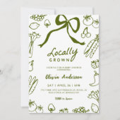 Vorlage für die Einladung von bäuerlich angebauten (Vorderseite)