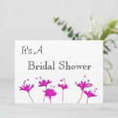 VORLAGE FÜR DIE EINLADUNG VON BRIDAL SHOWER (Stehend Vorderseite)