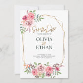 Vorlage für die Einladung von geometrischen Rahmen (Vorderseite)