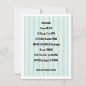 Vorlage für die Einladung von Hand gezogener Sonne (Rückseite)