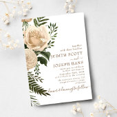 Vorlage für die Einladung von Hochzeiten in reiner