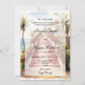 Vorlage für die Einladung von Indian Beach Save th (Rückseite)